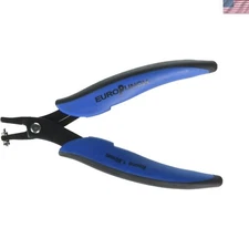 Durable Carbon Steel 1.25mm Round Hole Punch Pliers - Includes Replacement Pin