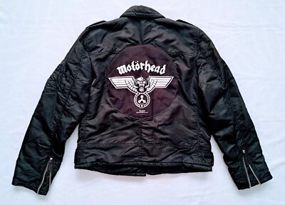 Alpha Industries, Motorhead Motorcycle Bomber Patched Battle Alpha Industries, Motorhead Motorcycle Bomber Patched Battle