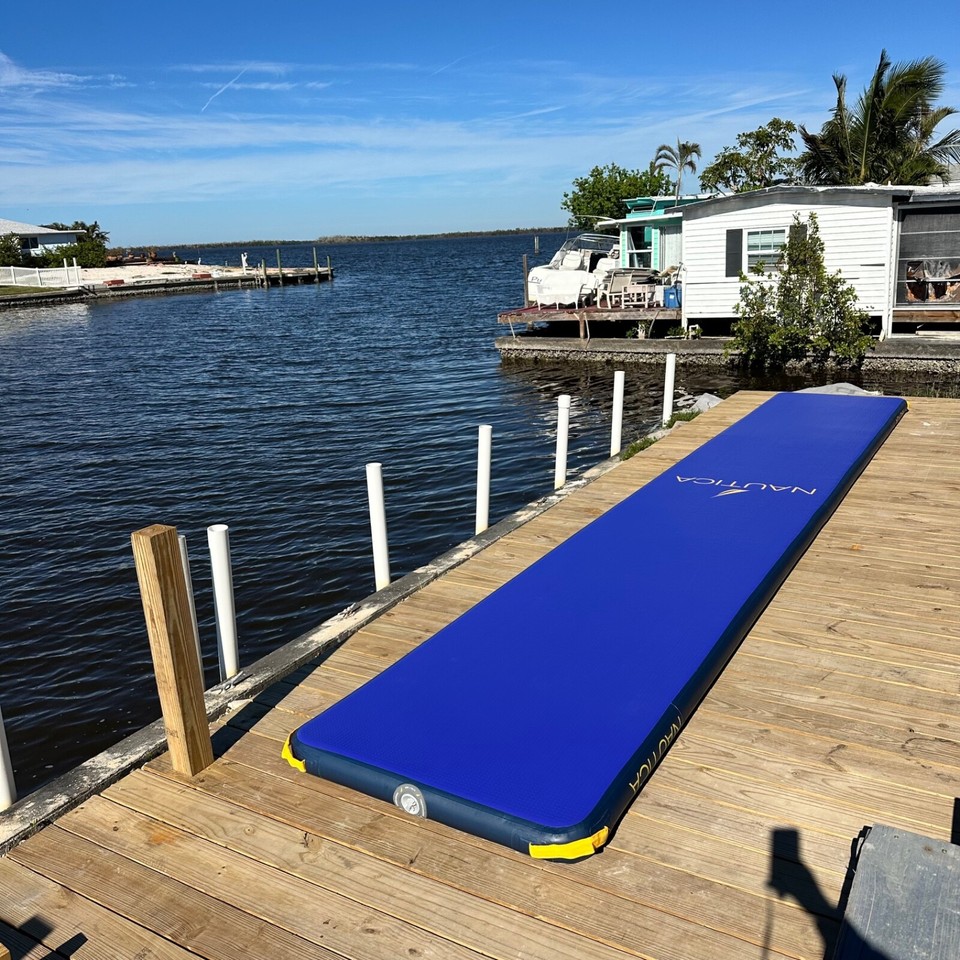 Nautica Vault 20’ Inflatable Floating Mat | Water & Land Platform | w ...