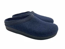 Stegmann Women's Wool Clogs Midnight Blue Poly Sole Size 9.5