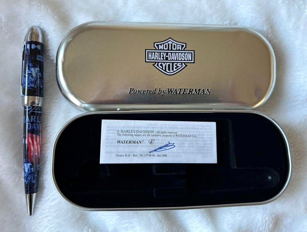 Harley Davidson WATERMAN SHARON Cycle Club Twisted Ballpoint Pen