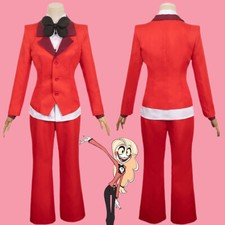 Hazbin Hotel Charlie Morningstar Red Uniform Cosplay Costume Halloween Outfit UK