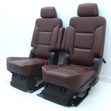 2014 - 2020 Chevrolet Tahoe Premier Gmc Yukon 2nd Row Brown Heated Leather Seats 2014 - 2020 Chevrolet Tahoe Premier Gmc Yukon 2nd Row Brown Heated Leather Seats