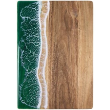 Ayiusdeza Ocean Charcuterie boardResin Cutting Board handcrafted boards and t...