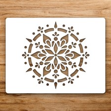 Intricate Flora CR Large Reusable Wall Stencil For Painting DIY Home Decor Templ