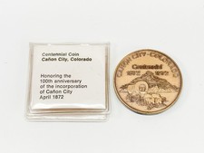 Medal 1972 Canon City - Colorado Centennial Royal Gorge Bridge Co Store Medal 1972 Canon City - Colorado Centennial Royal Gorge Bridge Co Store