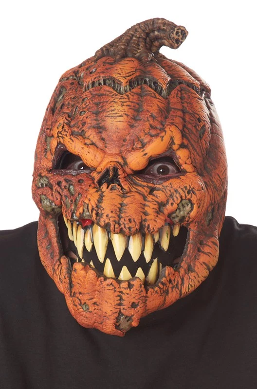 Totalmente Nuevo Cosecha Oscura Calabaza Ani-Movimiento Máscara Halloween Disfraz Accesorio Foto 2 de 2