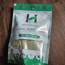 H C 100 Natural Neutral Henna Powder, .5 Lb.,  Colorless, For Conditioning