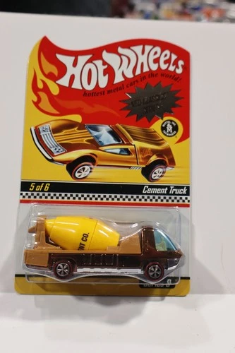 Hot Wheels Cement Truck RLC Neo-Classics Red Line Club Car HWC 3887/05000 Brown