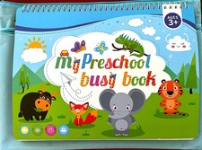 My Preschool Busy Book Big Set of Learning Activities for Toddlers School kids