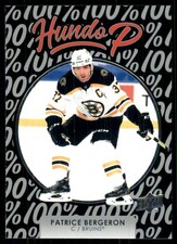 2021-22 Upper Deck Hundo P Patrice Bergeron Boston Bruins #HP-15