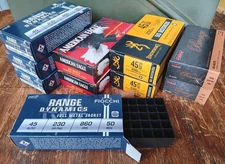 500 Round~ 10 Boxes Empty Ammunition Ammo Cardboard Box+Tray Inserts 45 ACP 1911