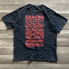 Eminem Shady Records Limited Edition T Shirt Sz Large Slim Marshall Mathers Rap