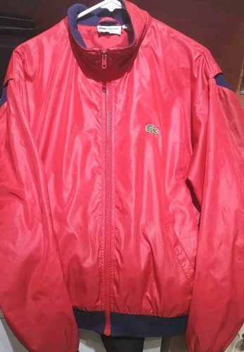 THE LACOSTE CLUB - Rote 2.ply Nylon Shell, Herren Full Zip, Wind-/Regenjacke (L) - Bild 3 von 8