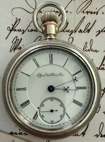 Elgin 1890 18s, 15j, B.W. RAYMOND GOLD STREETCAR ENGAVING, RUNNING! BEAUTIFUL!