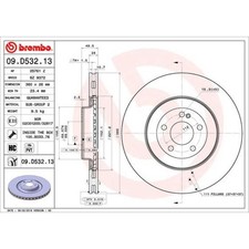 BREMBO 2x Bremsscheibe hinten Ø360mm Innenbelüftet für Mercedes-Benz E-Klasse