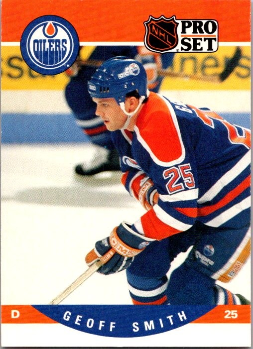 1990-91 Pro Set #446 Geoff Smith Edmonton Oilers