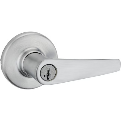 Kwikset 405DL 26D SMT 4AL RCS CP Delta Entry Lever Lockset Satin Chrome Smartkey