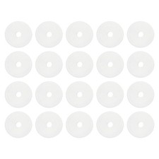 M5 Silicone Flat Washer, 20 Pcs 5x30x2mm Metric Sealing Gasket Spacer, White