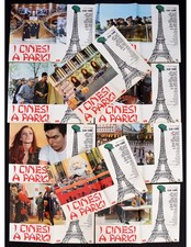 fotobuste I CINESI A PARIGI torre eiffel francia auto car citroen ds pallas F378