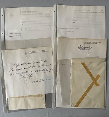 CONVOLUTE 4 MINISTER OF MEXIKO 1969 signed cover letters + photo autograph