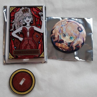 Marui Danganronpa Enoshima Junko 10th Anniversary Stained Glass 2 Piece Set