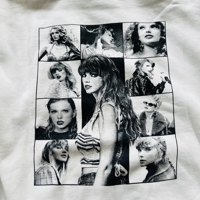 NEW Taylor Swift The Eras Tour Taupe Hoodie size Large Sweatshirt Official Merch