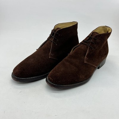 Samuel Windsor braune Wildleder Schnürstiefeletten Herren UK6 neu besohlt Handarbeit