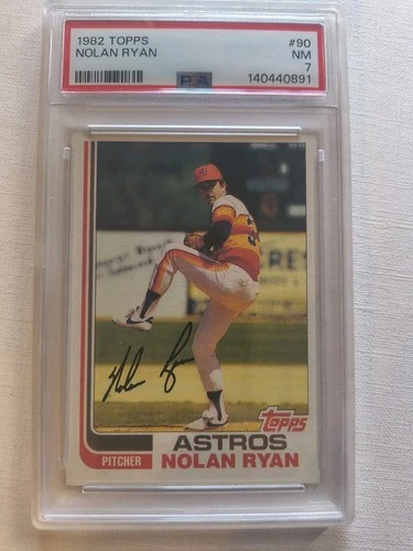 🔥 1982 Topps - NOLAN RYAN #90 - PSA 7