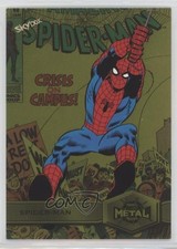 2022 Upper Deck Marvel Metal Universe Yellow Light FX Spider-Man #164
