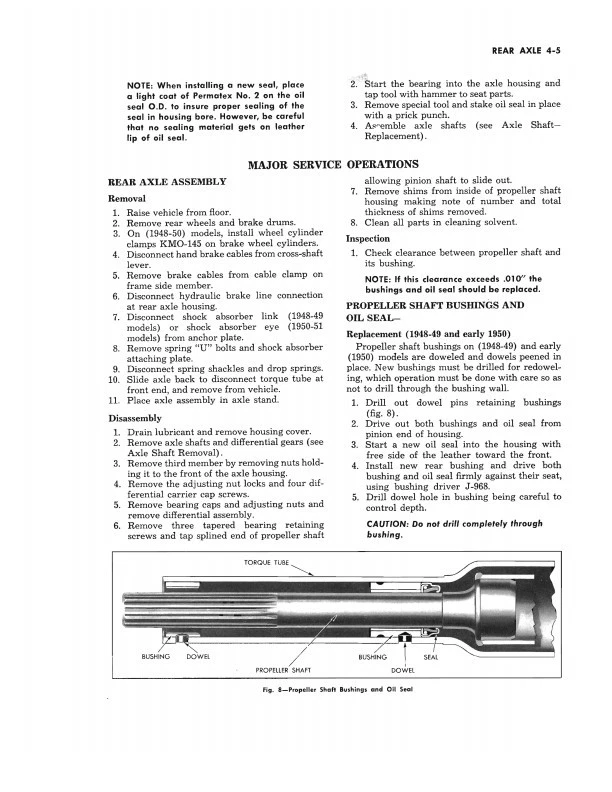 1948-1953 Chevrolet Truck Shop Manuell Chevy Pickup und Big Reparatur Service - Bild 2 von 4