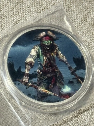 Blade From Beyond Pirates Booty Hayleybug Mint 1oz Colorized .999 Silver 273/300