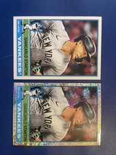 2025 Topps Heritage Base & Silver Sparkle Giancarlo Stanton #212 Yankees