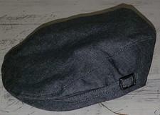 Janie and Jack Outdoor Preppy Dark Navy Chambray Newsboy Hat 0-6 months S25