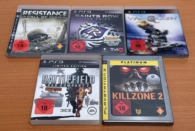 Sony PlayStation 3 Killzone 2, Vanquish, Battlefield BC2, Resistance, Saints Row