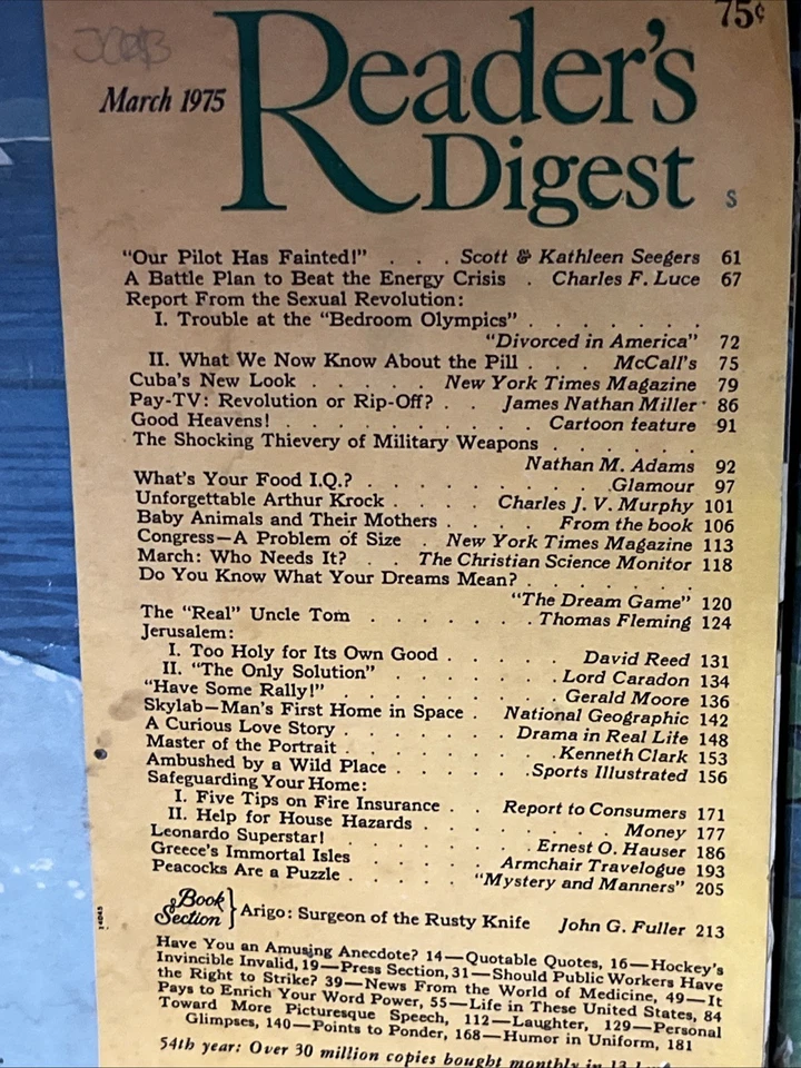 readers digest magazine lot vintage 5 Mixed Month's & Year's 1965/75/76/81/05/07 - Image 4 of 4
