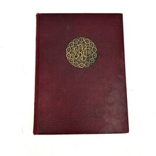 Vintage 1941 Santa Rosa Junior College The Patrin Burgundy Hard Cover Yearbook