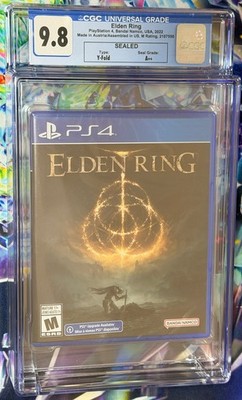 NEW SEALED 2022 PS4 ELDEN RING 1st Print Bandai Namco CGC Graded 9.8 A++ Seal