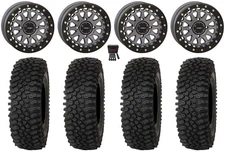 System 3 SB-6 15" Wheels Gunmetal (4+3) 33" Roctane ST Tires Ranger XP 9/1K