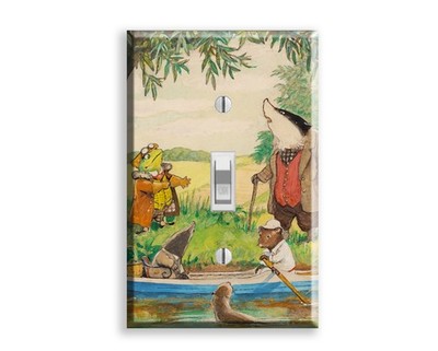 Wind in the Willows Children's Book Nursery Decor Light Switch Plate Cover Decor