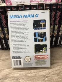Nintendo NES Mega Man 4 boite et jeu NOE notice FRA avec cale poly bon etat