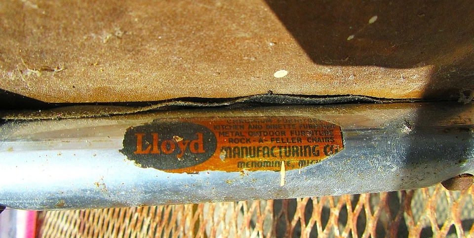 Sillas de comedor voladizas de cromo Lloyd firmadas Art Deco cromadas raras Foto 2 de 4