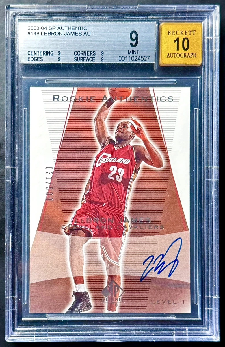 2003-04 SP Authentic - LeBron James #148 for sale | eBay