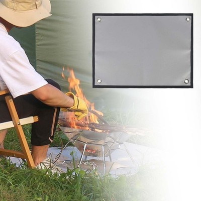 Feuerstellenmatte Outdoor Feuerfest Decke Schutz Holz Retardant Faltbar Grill