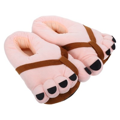  Slippers for Male Female Jumbo Feet Novelty Funny Men Caveman Cosplay