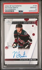 2022-23 SP Authentic Future Watch Auto Rookie #135 Nathan Smith /999 PSA 10