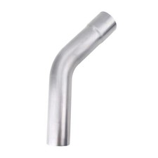  Exhaust 45 Degree Tube 2.5" OD Exhaust Pipe 2.5inch Straight Mild Steel