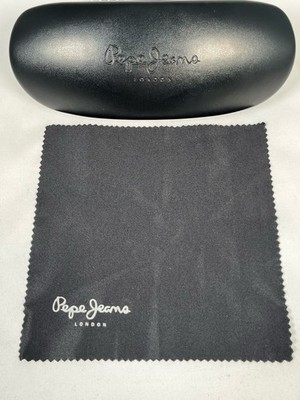 Pepe Jeans London Brillenetui & Tuch Hartmuschel schwarz Kunstleder