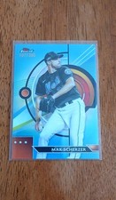2023 Topps Finest - Max Scherzer #93 Sky Blue Refractor /300