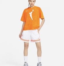 New Nike Women's WNBA Team 13 White Dri Fit Basketball Shorts XL X-Large $52